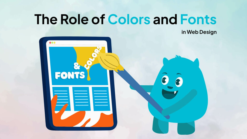 demonstrating Color Psychology and Typography in webpage feature image