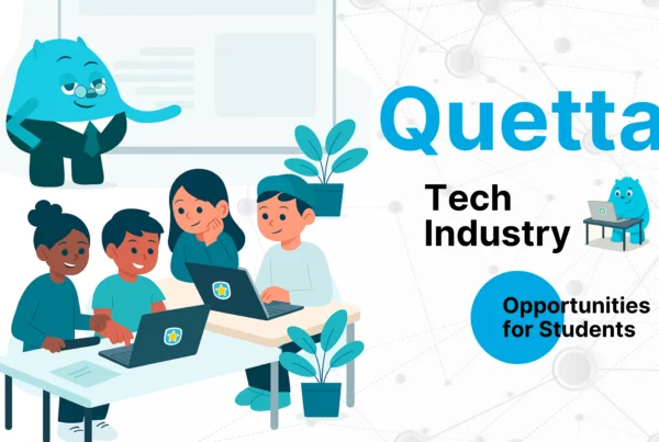 Students in Quetta working on tech projects