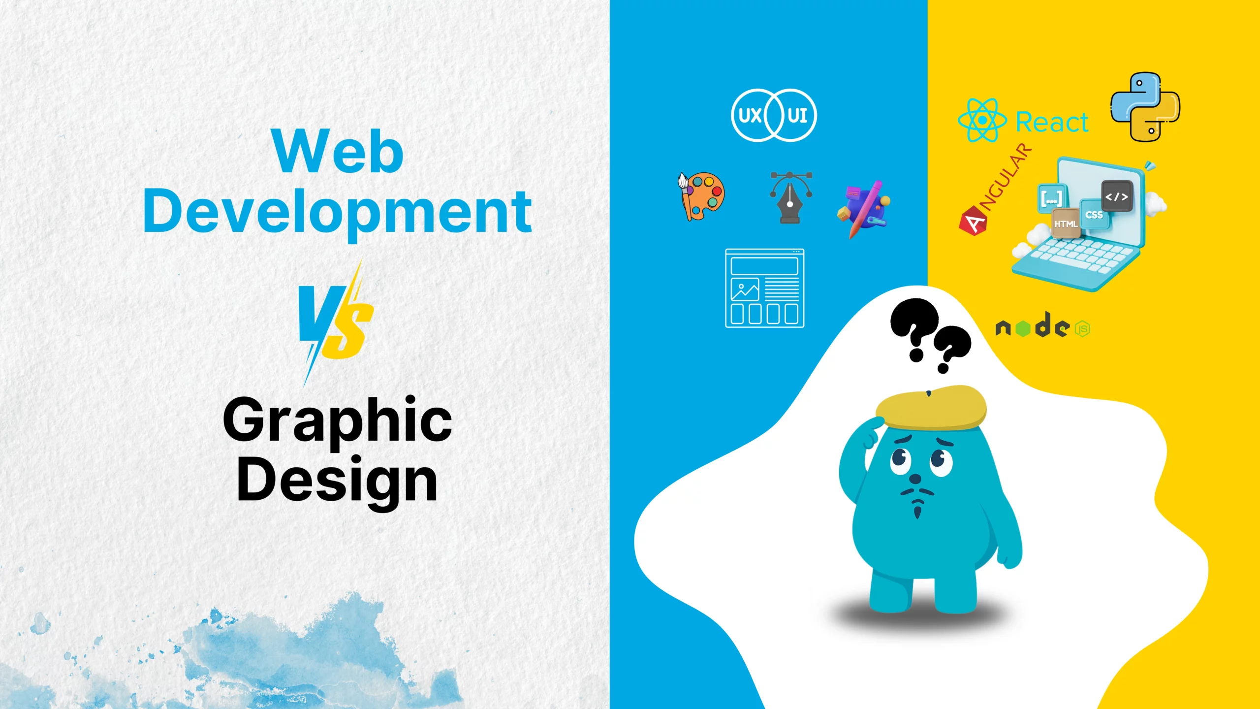 Student in Quetta deciding between web development and graphic design